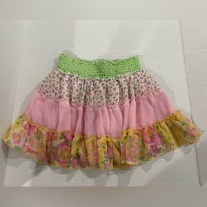 The children’s place vintage toddler girl ruffle skirt size 3t